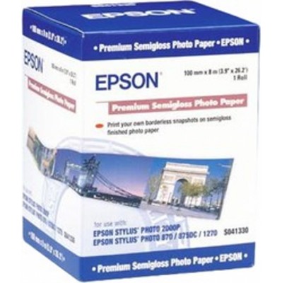 Бумага Epson Premium Semiglossy Photo Paper 100x8m, 251г/м2