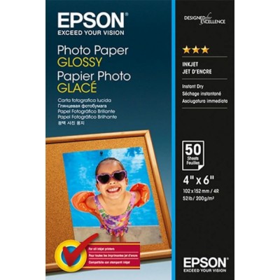 Бумага/ Epson Photo Paper 10x15 50 sheet