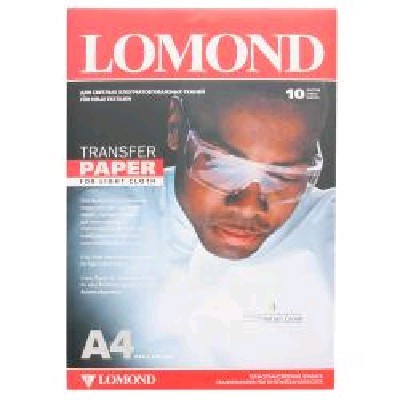Термотрансфер Lomond 0808411 A4/140г/м2/10л./белый для струйной печати