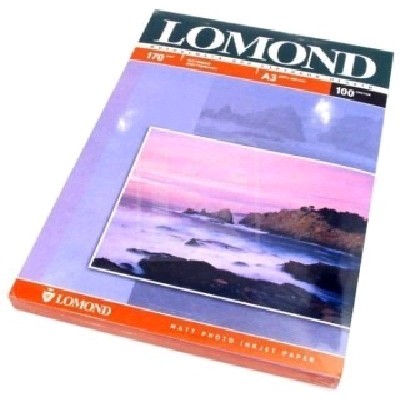 Фотобумага Lomond 0102012 A3/170г/м2/100л./белый матовое/матовое для струйной печати