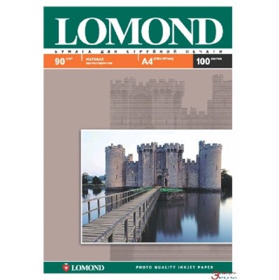 Фотобумага Lomond односторонняя матовая A4/90/100л.
