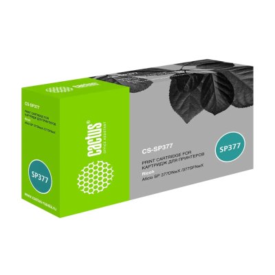 Картридж лазерный Cactus CS-50F0XA0/50F5X0E CS-SP377 черный (6400 стр.) для Ricoh Aficio SP 377DNwX/377SFNwX