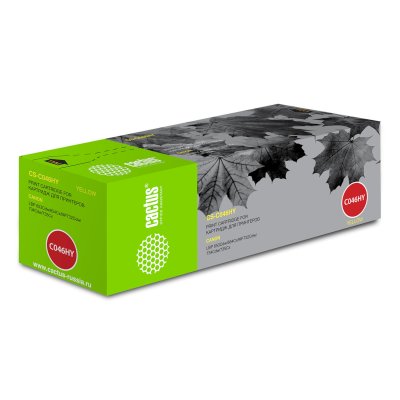 Картридж лазерный Cactus CS-C046HY желтый (5000 стр.) для Canon LBP 653Cdw/654Cx/MF732Cdw/734Cdw/735Cx