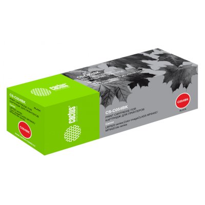 Картридж лазерный Cactus CS-C054BK черный (1500 стр.) для Canon LBP 621Cw/623Cdw/641Cw/643Cdw