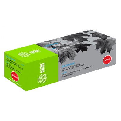Картридж лазерный Cactus CS-C054HC голубой (2300 стр.) для Canon LBP 621Cw/623Cdw/641Cw/643Cdw