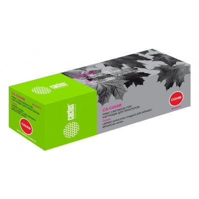 Картридж лазерный Cactus CS-C054M пурпурный (1200 стр.) для Canon LBP 621Cw/623Cdw/641Cw/643Cdw