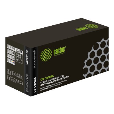 Картридж лазерный Cactus CS-C056BK черный (10000 стр.) для Canon i-SENSYS LBP325x/MF542x/MF543x
