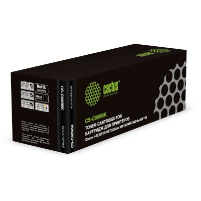 Картридж лазерный Cactus CS-C069BK 069 черный (1900 стр.) для Canon i-SENSYS MF752Cdw MF752/MF754Cdw MF754