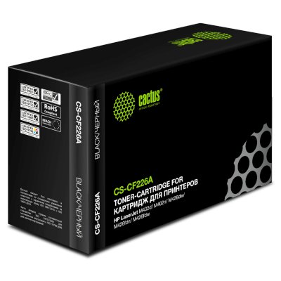 Картридж лазерный Cactus CS-CF226A CF226A черный (3100стр.) для HP LJ M402d/M402n/M426dw/M426fdn/M42