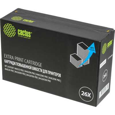 Картридж лазерный Cactus CS-CF226X-MPS черный (12000 стр.) для HP LJ M402d/M402n/M426dw/M426fdn/M426fdw