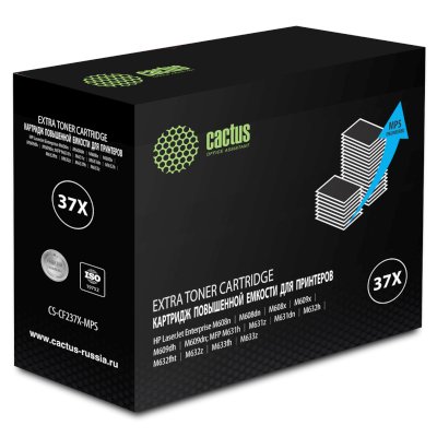 Картридж лазерный Cactus CS-CF237X-MPS CF237YX черный (50000стр.) для HP LJ M608n/M608dn/M609x/M631h
