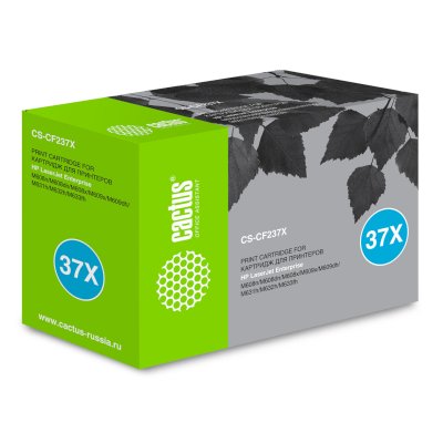 Картридж лазерный Cactus CS-CF237X CF237X черный (25000стр.) для HP LJ M608n/M608dn/M609x/M631h/M631