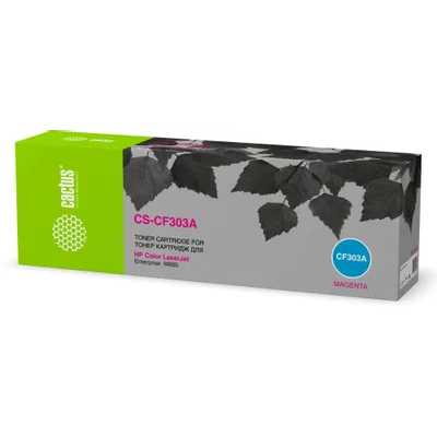 Картридж лазерный Cactus CS-CF303A CF303A пурпурный (32000стр.) для HP CLJ Ent M880/M880z/M880z+
