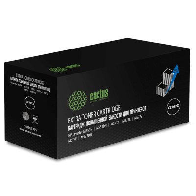 Картридж лазерный Cactus CS-CF362X-MPS CF362XX желтый (18000стр.) для HP CLJ M552dn/M553dn/M553N/M553x