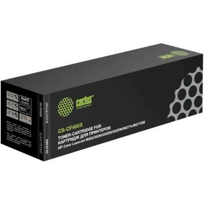 Картридж лазерный Cactus CS-CF400X CF400X черный (2800стр.) для HP CLJ M252/252N/252DN/252DW/M277n/M