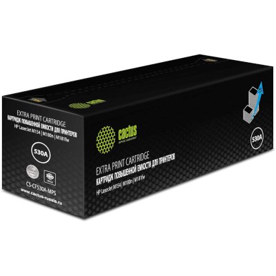 Картридж лазерный Cactus CS-CF530A-MPS CF530X черный (3300стр.) для HP CLJ Pro M154a/M154nw/MFP M180