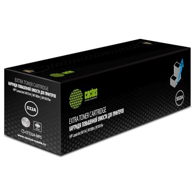 Картридж лазерный Cactus CS-CF532A CF532A желтый (900стр.) для HP LJ M180n/M181fw