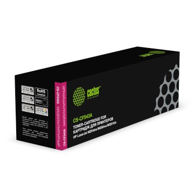 Картридж лазерный Cactus CS-CF543A CF543A пурпурный (1400стр.) для HP LJ M254dw/M280nw/M281fdn