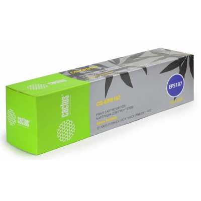 Картридж лазерный Cactus CS-EPS187 S050187 желтый (4000стр.) для Epson AcuLaser C1100/C1100N/CX11/CX