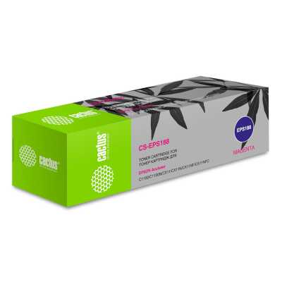 Картридж лазерный Cactus CS-EPS188 S050188 пурпурный (4000стр.) для Epson AcuLaser C1100/C1100N/CX11