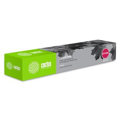 Картридж лазерный Cactus CS-EXV34BK C-EXV34 BK черный (23000стр.) для Canon IR Advance C2030L/C2030i