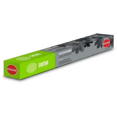 Картридж лазерный Cactus CS-EXV49BK C-EXV49 BK черный (36000стр.) для Canon IR C3320/C3320i/C3325i/C