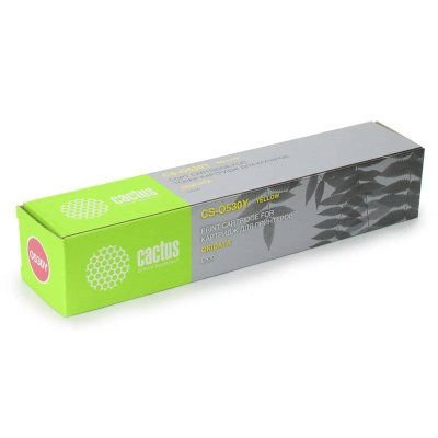 Картридж лазерный Cactus CS-O530Y желтый (5000 стр.) для OKI C530