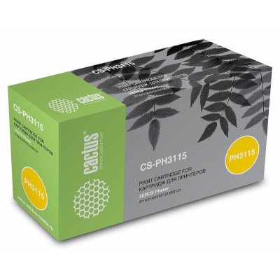 Картридж лазерный Cactus CS-PH3115 109R00725 черный (3000стр.) для Xerox Ph3115/3120/3121/3130/3131/