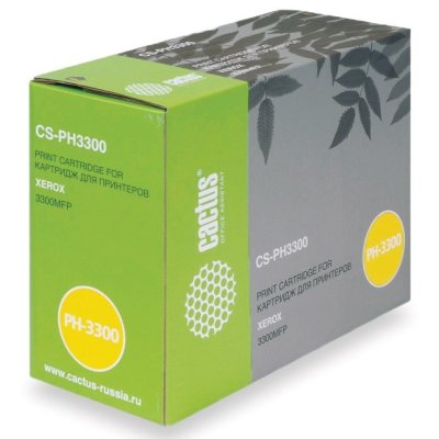 Картридж лазерный Cactus CS-PH3300 106R01412 черный (8000стр.) для Xerox Phaser 3300/3300mfp