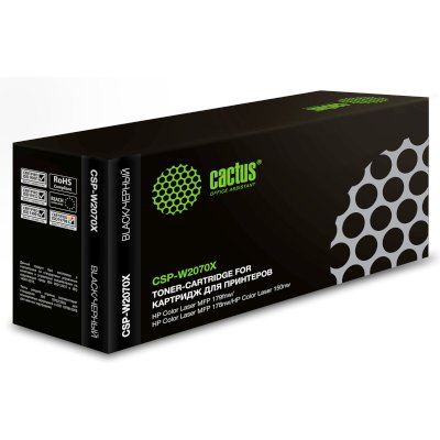 Картридж лазерный Cactus CSP-W2070X 117X черный (1500стр.) для HP Color Laser 150a/150nw/178nw MFP/1