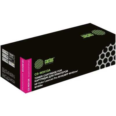 Картридж лазерный Cactus CSP-W2413A пурпурный (850стр.) для HP Color LaserJet Pro M155;MFP M182nw/M1