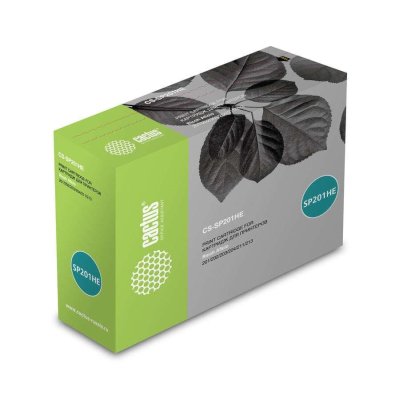 Картридж лазерный Cactus CS-SP201HE 407254 черный (2600стр.) для Ricoh SP 201/203/211/213