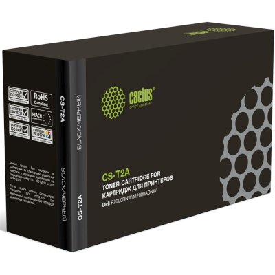 Картридж лазерный Cactus T2A CS-T2A черный (2000стр.) для Deli P2000DNW/M2000ADNW с чипом