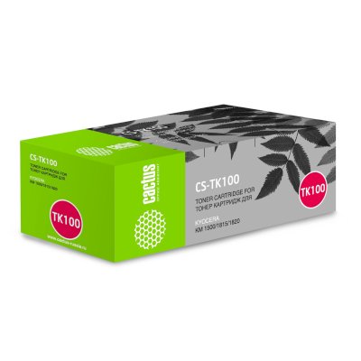 Картридж лазерный Cactus CS-TK100 TK-100 черный (6000стр.) для Kyocera Mita KM-1500