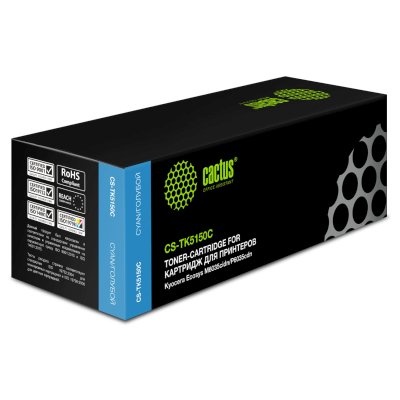 Картридж лазерный Cactus CS-TK5150C TK-5150C голубой (10000стр.) для Kyocera Ecosys M6035cidn/P6035c