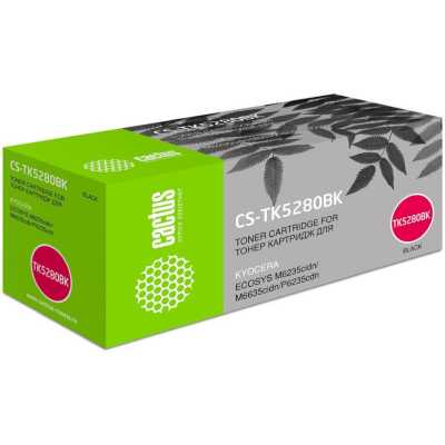 Картридж лазерный Cactus CS-TK5280BK TK-5280BK черный (13000стр.) для Kyocera Ecosys P6235cdn/M6235c