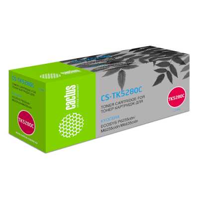 Картридж лазерный Cactus CS-TK5280C голубой (11000 стр.) для Kyocera ECOSYS P6235cdn, M6235cidn, M6635cidn