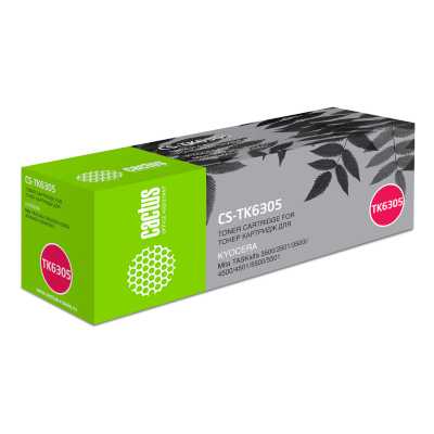 Картридж лазерный Cactus CS-TK6305 TK-6305 черный (35000стр.) для Kyocera Mita TASKalfa 3500/3501/45