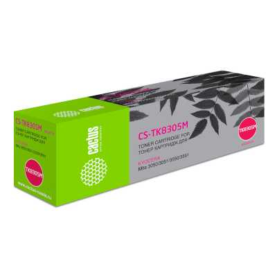 Картридж лазерный Cactus CS-TK8305M TK-8305M пурпурный (15000стр.) для Kyocera Mita 3050/3051/3550/3