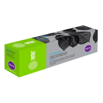 Картридж лазерный Cactus CS-TN217C TN-217C голубой (2300стр.) для Brother HL3230/DCP3550/MFC3770