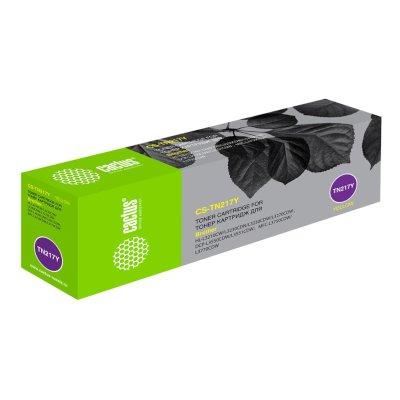 Картридж лазерный Cactus CS-TN217Y желтый (2300 стр.) для Brother HL3230/DCP3550/MFC3770