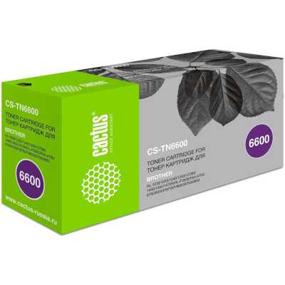 Картридж лазерный Cactus CS-TN6600 TN-6600 черный (6000стр.) для Brother HL-1030/1230/1240/1250/1270