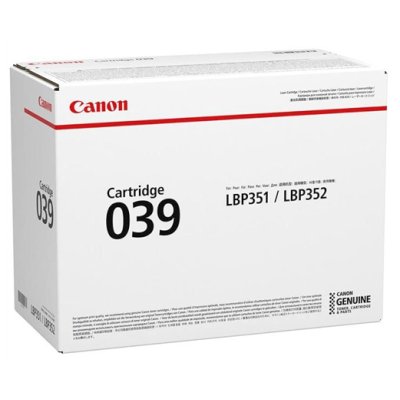 Картридж лазерный Canon Cartridge 039BK (0287C001) черный (11000 стр.) для Canon LBP351x/352x