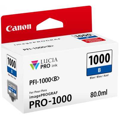 Картридж струйный CANON PFI-1000 B синий