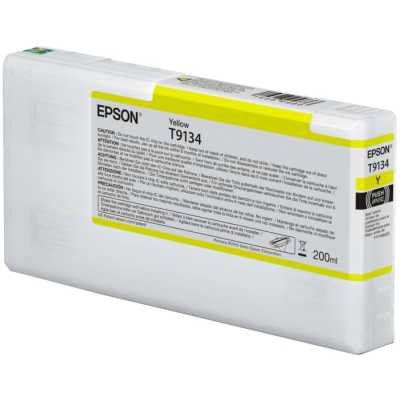 Картридж струйный Epson T9134 C13T913400 желтый (200мл) для Epson SC-P5000/SC-P5000V