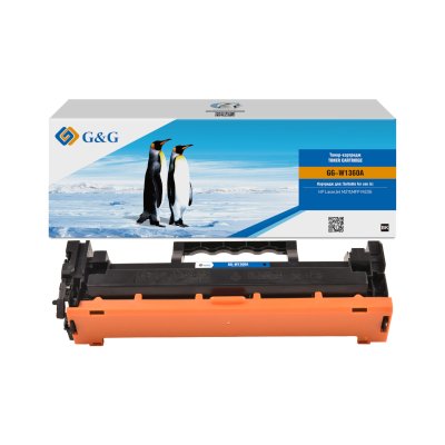 Картридж лазерный G&G 136A GG-W1360A черный (1150стр.) для HP LaserJet M211d/209/233/234