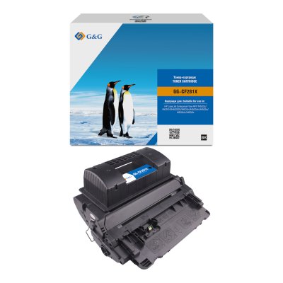 Картридж лазерный G&G GG-CF281X черный (25000стр.) для HP LJ Ent M630/M605dn/M606dn/M605x
