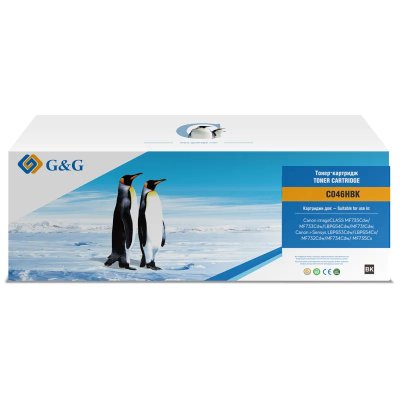 Картридж лазерный G&G GG-C046HBK черный (5000стр.) для Canon LBP 653Cdw/654Cx/MF732Cdw/734Cdw/735Cx