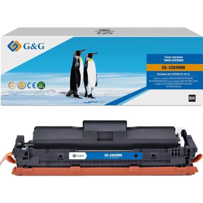 Картридж лазерный G&G GG-C069HBK 069H Black черный (7600стр.) для Canon I_sensys LBP673CDW/MF754CDW/MF752CDW(EUR);Canon imageCLASS MF756Cx(AP);imageCLASS LBP674CDW/MF753CDW/MF751CDW(CA)