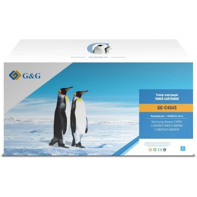Картридж лазерный G&G GG-C404S голубой (1000стр.) для Samsung SL-C430/C430W/C480/C480W/C480FW